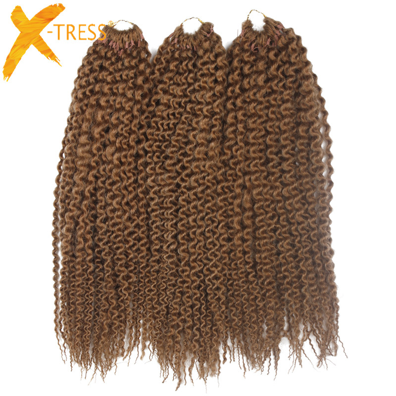 Freetress ռ braiding  ͽټ   3 / 16inch X-TRESS pre-loop island twist crochet braids